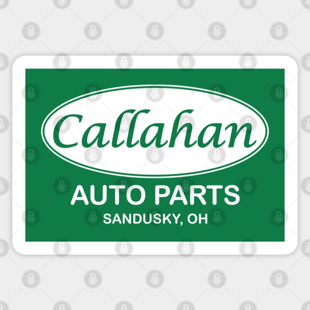 Callahan Auto Parts Sticker by dustbrain